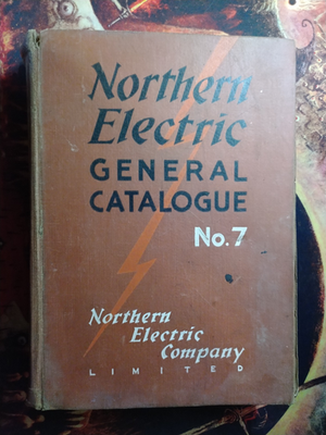 #ad Northern Electric Company Ltd. Electrical Supplies Catalogue #7 C $130.00
