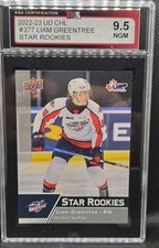 22-23 Upper Deck CHL Liam Greentree Star Rookies 🚨🚨🚨 KSA 9.5 Near Gem Mint 