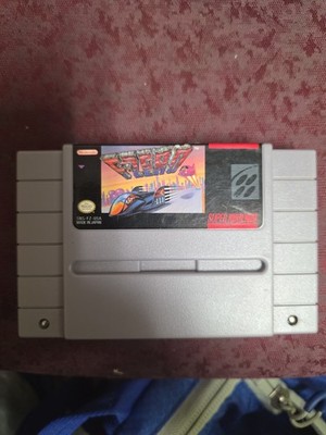 F-Zero SNES Super Nintendo Authentic Tested Working OEM Super Clean Label