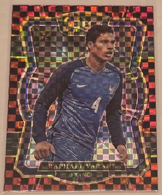 RAPHAEL VARANE 2017-18 Panini Select Mezzanine Checkerboard Prizm #186 France