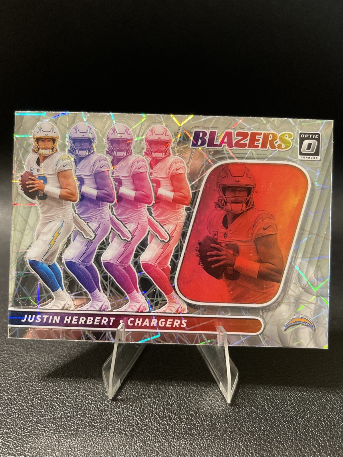 2022 Panini Donruss Optic JUSTIN HERBERT BLAZERS CASE HIT