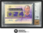KOBE BRYANT BGS 9 2008-09 UPPER DECK UD PREMIER ATTRACTIONS JERSEY 10 AUTO 37/50