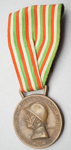 WWI Era 1915-1918 Italian Commemorative Medal for the Italo-Austrian War