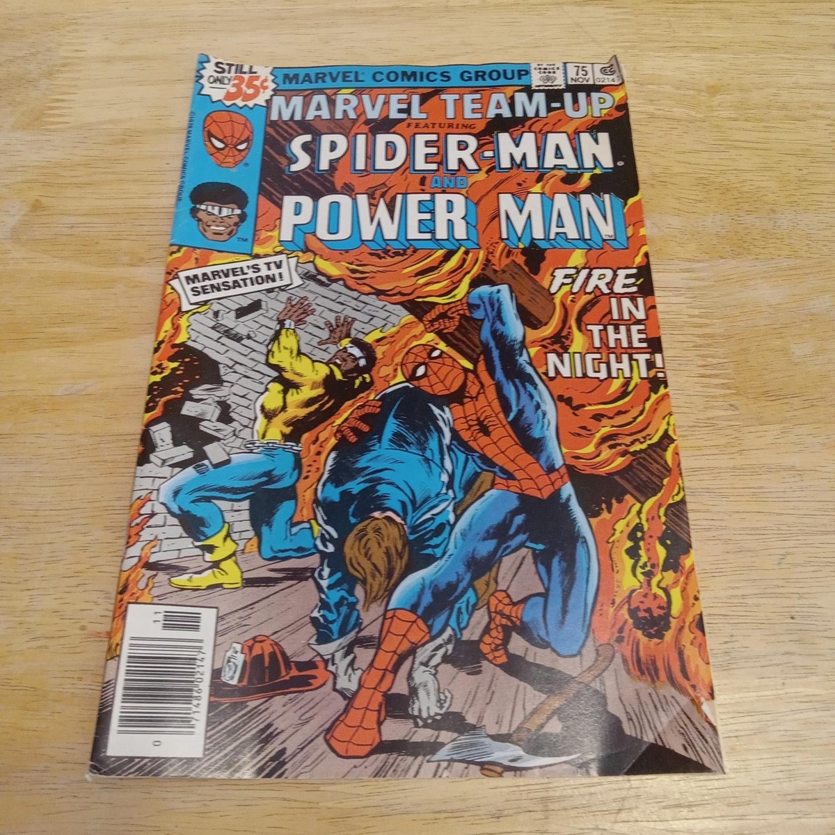 Marvel Team-Up Spider-Man Power Man 75 Marvel Vol 1 No 75 Nov 1978