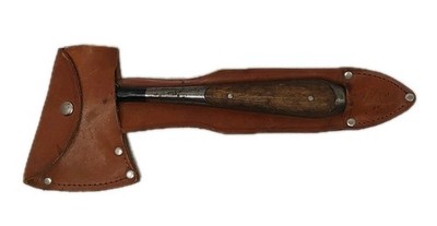 WWII DGM 5664-87 German Camp Axe-Hatchet Hammer Screwdriver  w/ Leather  Sheath 
