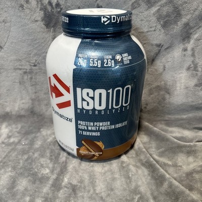 DYMATIZE ISO100  Hydrolyzed Protein Powder 100% Whey Protein Isolate 5 lb