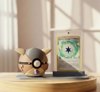 Kangama Pokéball Kartenhalter Trading Card Display Ständer TCG 3D Druck Deko