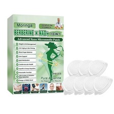 7 Pcs Moringa Berberine X NAD 10-in-1 Advanced Nano Microneedle Patch Pure
