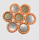 1900's VF/EF Indian Head Cent/Blank Planchet Ends Wheat Penny Roll 50 Coins