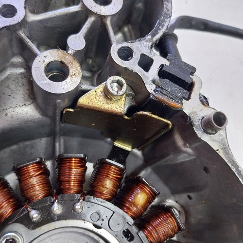 CARTER+STATORE CAMPO MAGNETICO GENERATORE CORRENTE HONDA DEAUVILLE 650 1998 2001 - Imagen 6 de 21