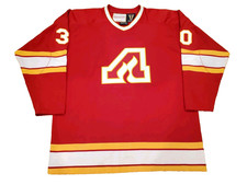 Mitchell & Ness Dan Bouchard 1974-75 ATLANTA FLAMES Authentic NHL Team Jersey 52