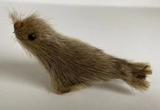 Vintage Miniature Seal Pup With Real Natural Hair Souvenir DJ RT l