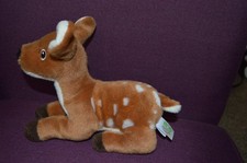 Adorable Fawn Deer Baby Eco Nation by Aurora Soft Plush Stuffed Animal Toy 9" Z6