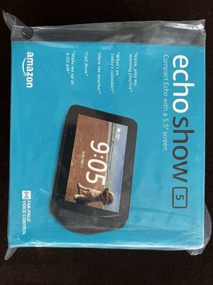 * NEW SEALED * Amazon Echo Show 5 Smart Display with Alexa - Charcoal - 2nd Gen