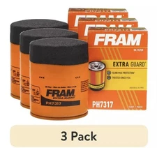 NEW 3 Pack Fram Extra Guard PH7317 10k Interval Spin On Engine Oil Filter Honda 