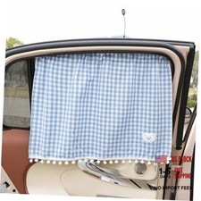 Car Side Window Curtain Sun Shade of 2,Sun Shade with Suction Cup,Car Side Blue