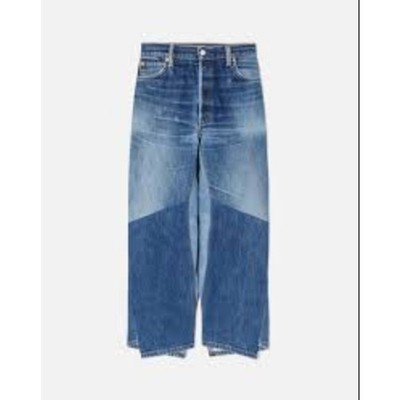 NEW! RE/DONE LEVI'S Engineered Tapered $675 msrp Size 24 Indigo Wide Leg G12-15