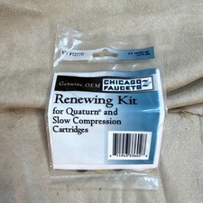 Chicago Faucets Renewing Kit for Quaturn Slow Compression Cartridges MPN 1277D