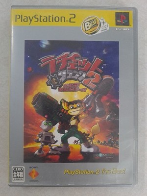 RATCHET and CLANK 2 Ga Ga Ginga The Best (PS2 Playstation 2) Japan Import 