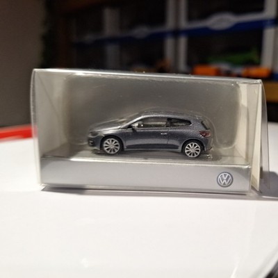 VW SCIROCCO III 3 2009 GT 2.0 TSI BERYLIUM GREY 1:87 WIKING (OEM DEALER MODEL)