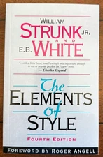 The Elements of Style 4th ed paperback, William Strunk Writing Reference Book