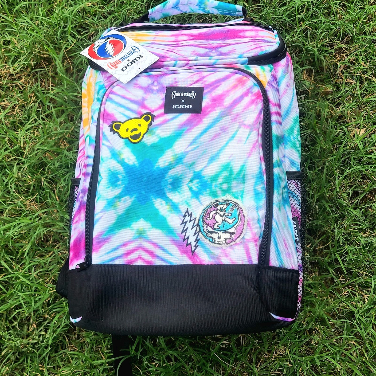 Grateful Dead Igloo 24-Can Backpack Cooler Discontinued Vintage