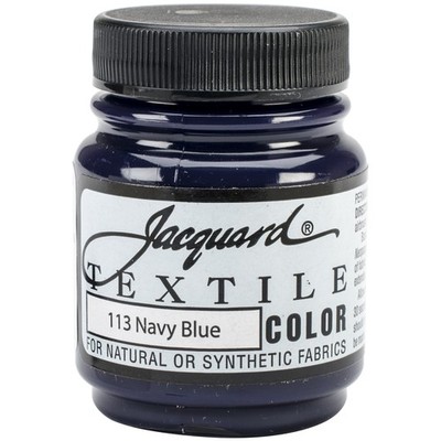Jacquard Textile Color Fabric Paint 2.25oz-Navy Blue