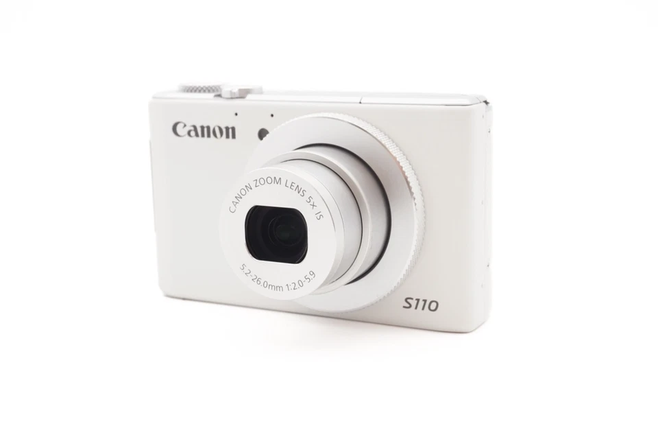 Canon PowerShot S110 Digitalkamera Kamera Kompaktkamera Zoom Weiß - Refurbished - Bild 2 von 4