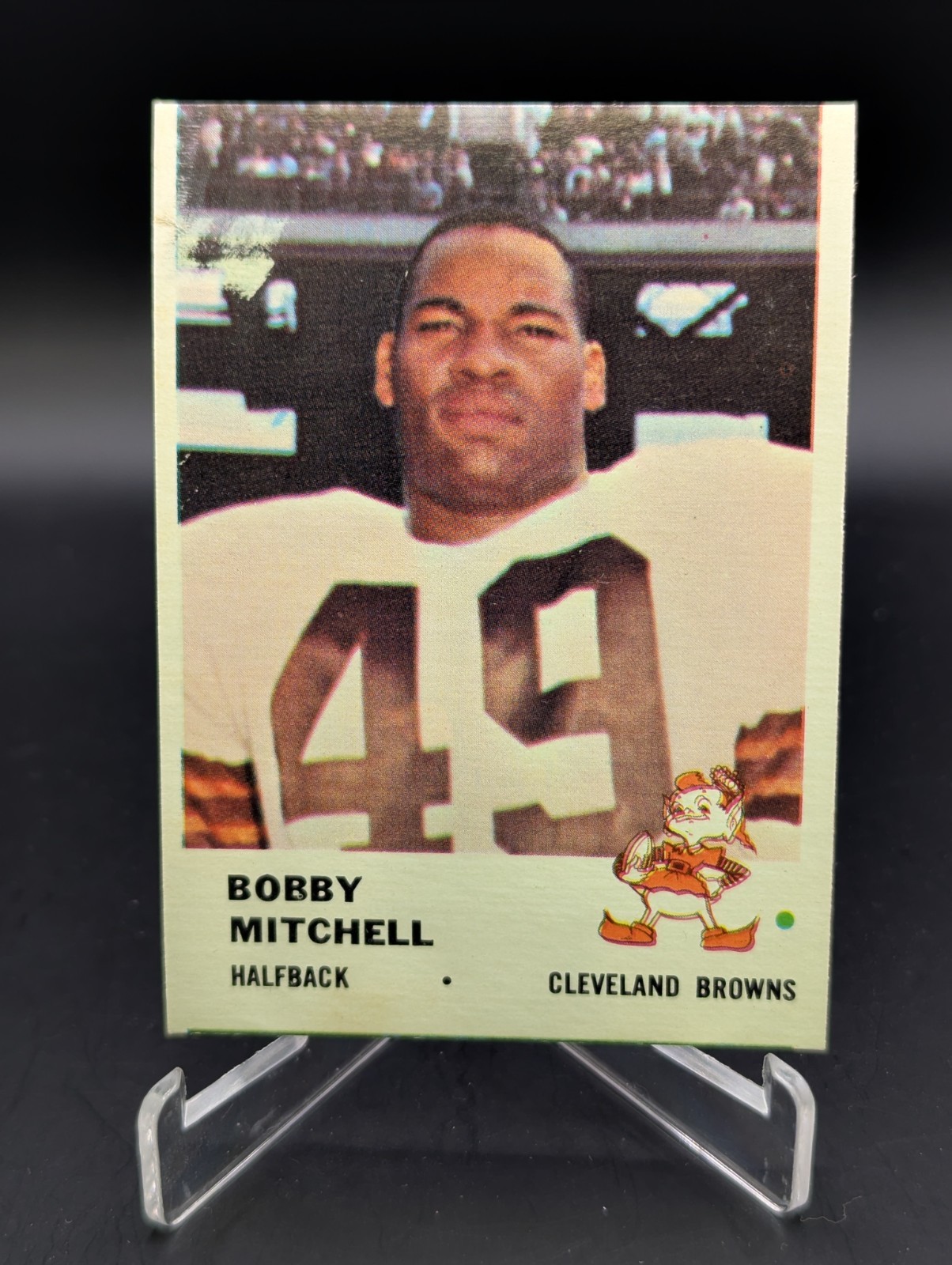 1961 Fleer Bobby Mitchell #12 HOF Cleveland Browns SHARP
