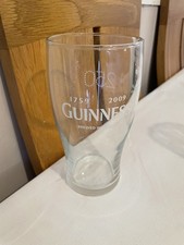 RARE ITEM- Retro Guinness Stout 250 Anniversary Edition Tulip Style Pint Glass