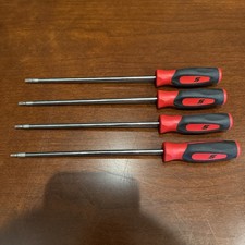 Snap On Sgtrxl40br 4pc Torx Tamper-resistant Mini-tip Screwdriver Set