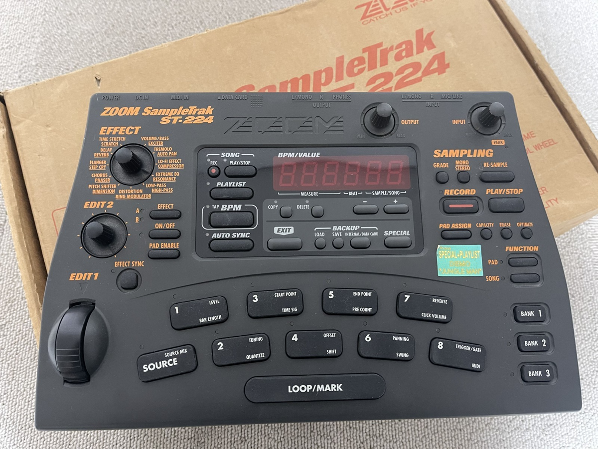 Zoom ST-224 SampleTrak Sampler for sale online | eBay Zoom ST-224 SampleTrak Sampler for sale online | eBay