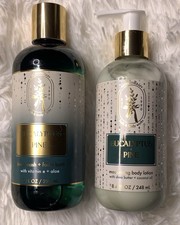 BATH  BODY WORKS EUCALYPTUS PINE BODY WASH  LOTION VALUED 34.00
