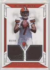 2017 Panini National Treasures Rookie Dual Materials 89/99 Deshone Kizer #26 6fs