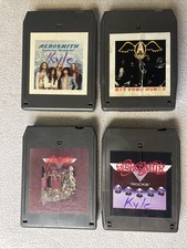 Aerosmith Lot Of 4- 8 Track Tapes Tested: Get Your Wings, Rocks, Toys In The Att