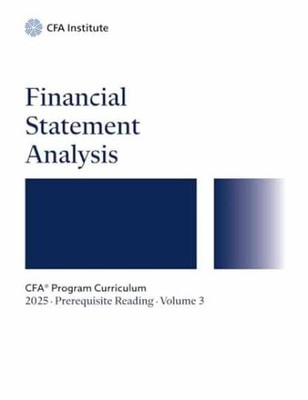 2025 CFA  Program Prerequisite Reading - Paperback, by CFA Institute - New h
