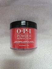 OPI Powder Perfection Dip Powder - BIG APPLE RED 1.5oz 43g # DPN25