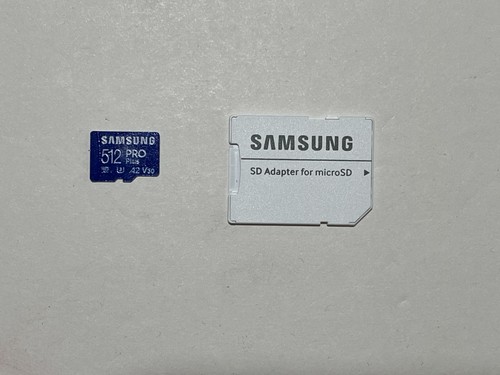 Samsung PRO Plus  512GB microSDXC UHS-I Memory Card with Adapter MB-MD512KA/AM