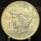 1926 US Peace One Dollar S$1 Silver Coin