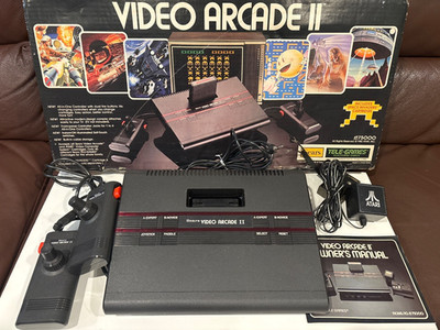 Atari Sears Video Arcade II Game Console Original System in Box Complete Tested