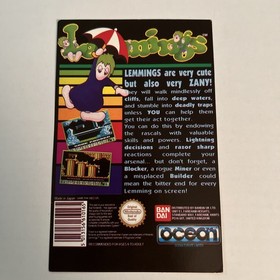 Nintendo NES Lemmings VIDPro Card [5x7 CARD ONLY] *AUTHENTIC