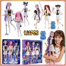 1/3PCS Gift Cosplay Kpop Demon Hunters Action Figures Mira Rumi Zoey Doll Toy