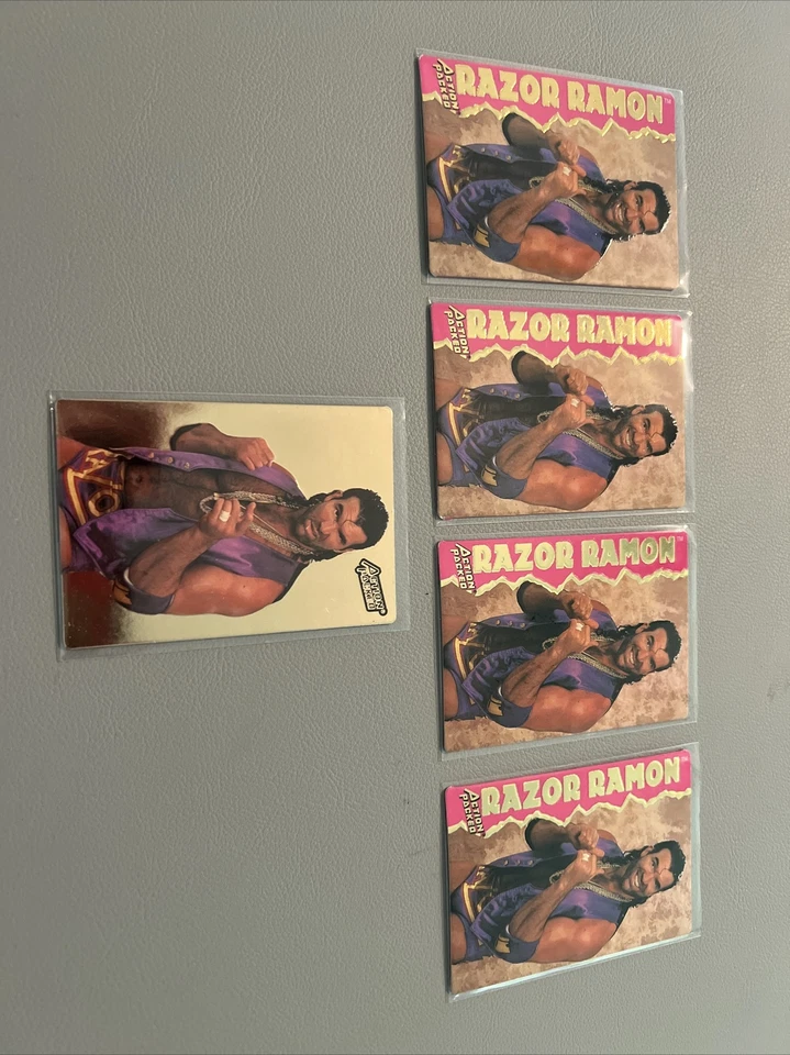 Экшн-карта дебютанта 1994 WWF Razor Ramon Wrestling WWE RC - Изображение 2 из 4