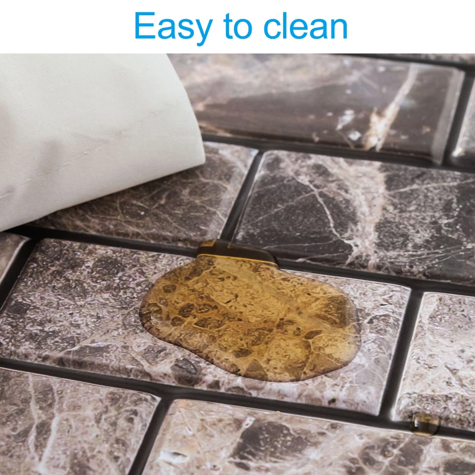 1-20 PCS 3D Self Adhesive Tile Foam Stick Wall Paper Brick Wall Sticky Wallpaper - image 3 of 4