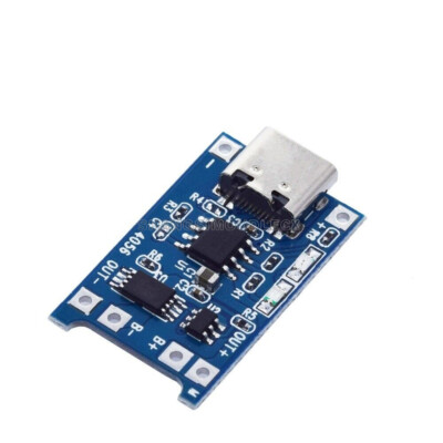 2 PCS Type-C USB 5V 1A 18650 TP4056 Lithium Battery Charging Board Charger
