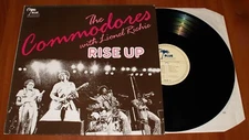 THE COMMODORES LIONEL RICHIE RISE UP LP *RARE* UK MAGNUM PRESS VINYL LTD COVER
