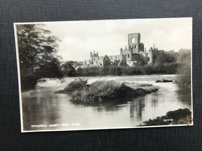 Vintage Postkarte Kirkstall Abbey Leeds Yorkshire 