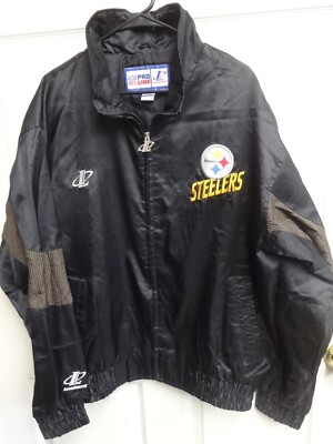 Logo Athletic 90's NFL Pittsburgh Steelers ProLine Zip Front Lined