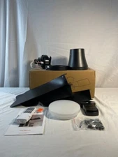 Volisun Black Low Profile Remote Control Modern Ceiling Fans With Lights