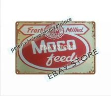 MORROW MILL MOCO FEEDS CARTHAGE MISSOURI metal tin sign garage design tool